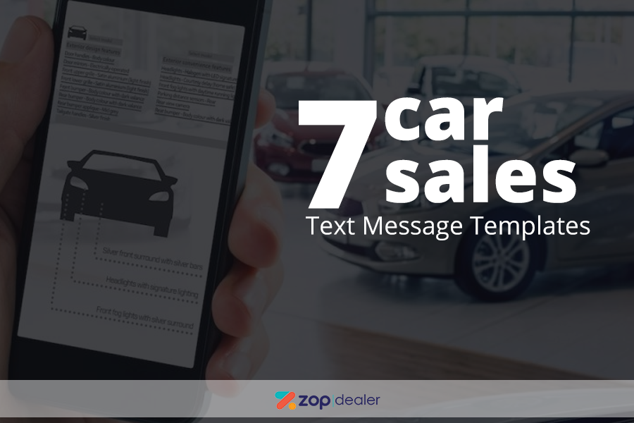 7 Car Sales Text Message Templates