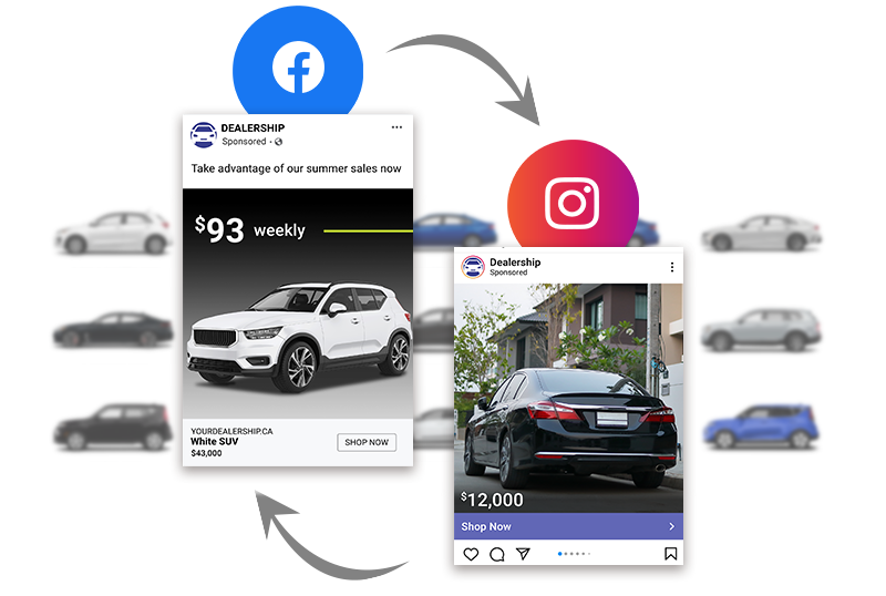Reach in-market vehicle shoppers on the world's largest social media platform