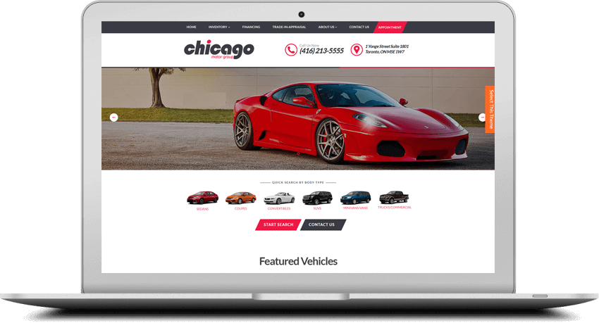 Automatic vehicle listings on ZopDealer dealership websites