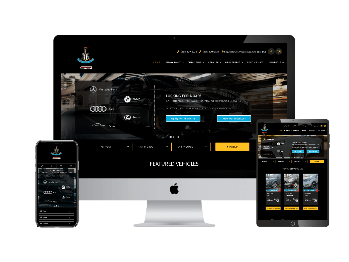 NuWheels Auto Sales dashboard for automotive dealerships
