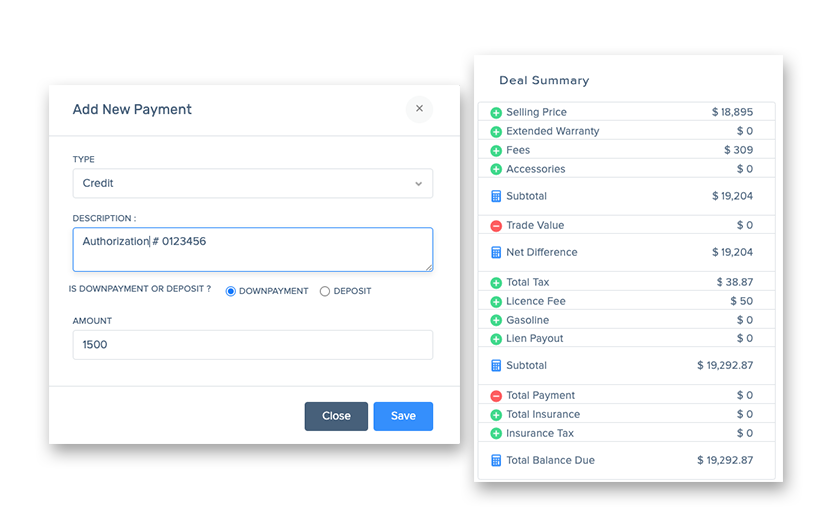 Automotive desking tool for structuring vehicle deals and financing