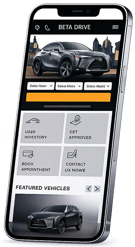Mobile-first automotive dealer website