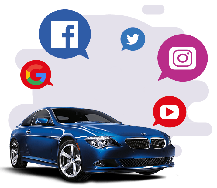 Automotive dealership social media inventory marketing