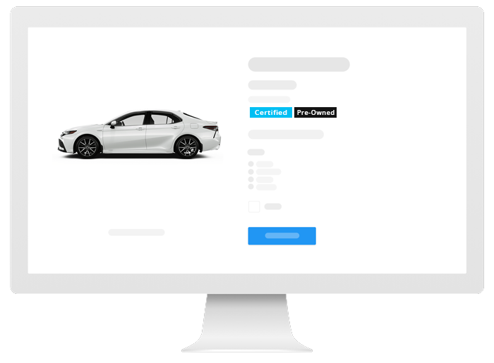 Vehicle tags and badges for automotive inventory listings